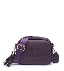 Brooke 'The Tote Bag' Cross Body Style Bag - Purple